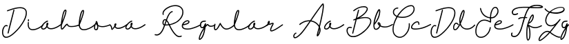 Diahlova font download