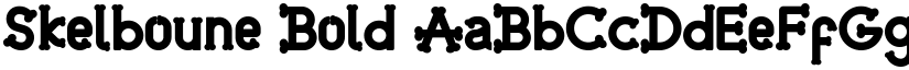 Skelboune font download