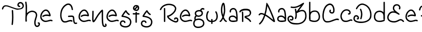 The Genesis font download