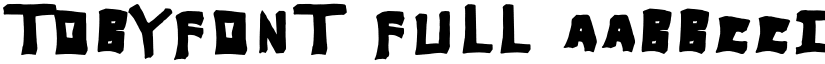 TobyFont Full font