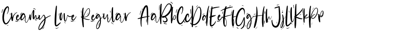 Creamy Love Regular font