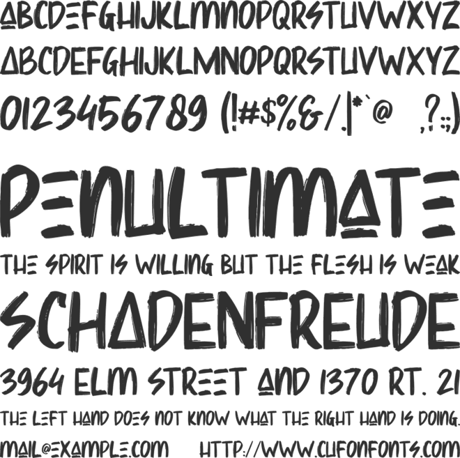 Sharoe font preview