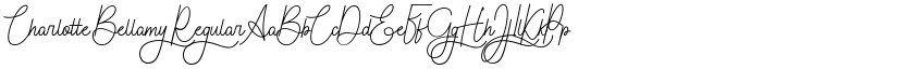Charlotte Bellamy Regular font