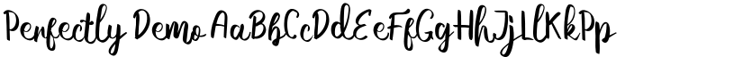 Perfectly Demo font