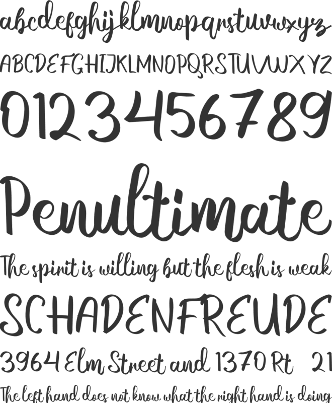 Perfectly font preview