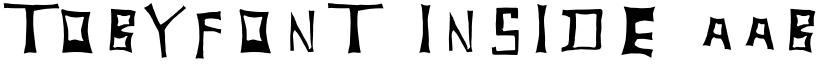 TobyFont Inside font