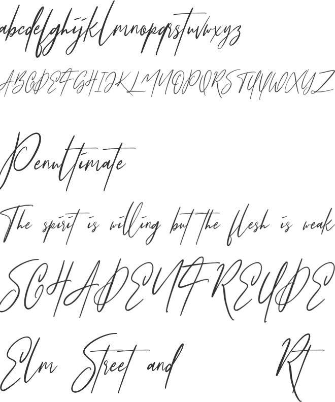 Osttrola Free font preview