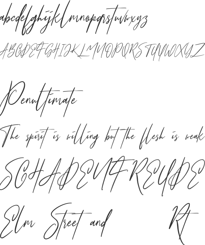 Osttrola Free font preview