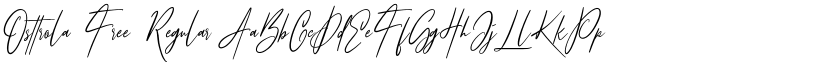 Osttrola Free Regular font