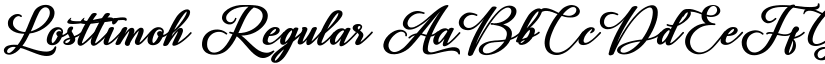 Losttimoh Regular font