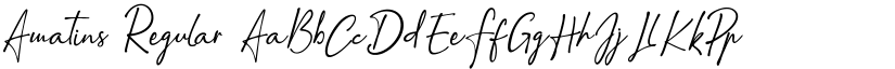 Amatins font download