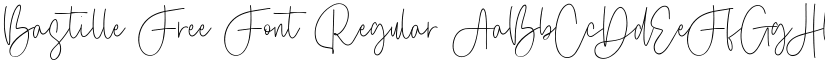 Bastille Free Font Regular font