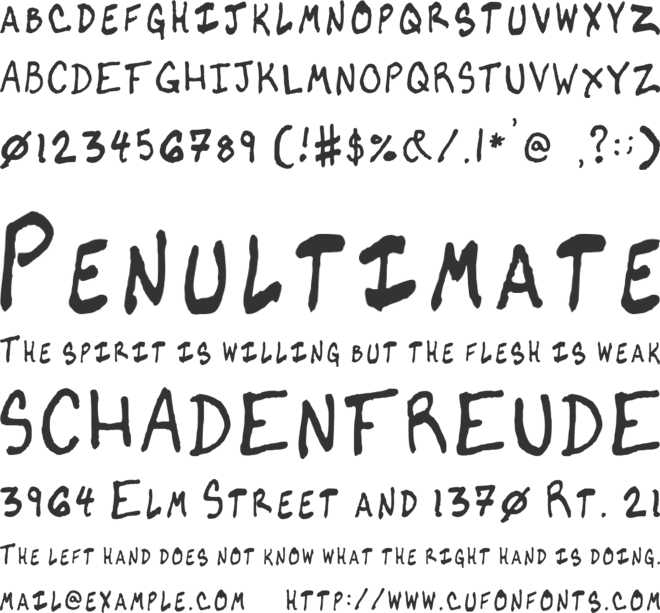 Reviiser font preview