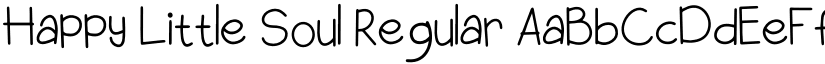 Happy Little Soul Regular font