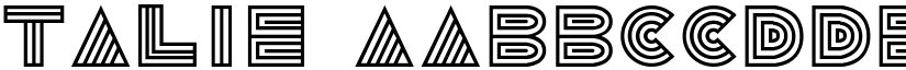 Talie font