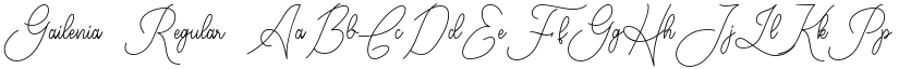 Gailenia Regular font