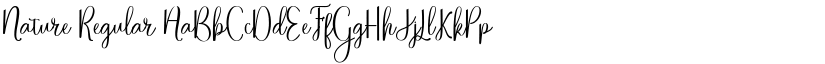 Nature Regular font