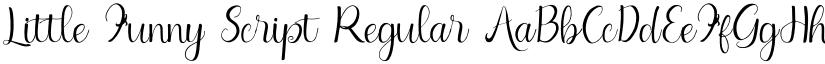 Little Funny Script Regular font