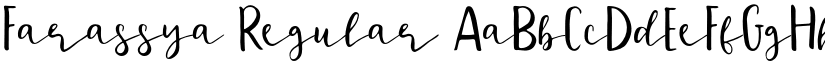 Farassya Regular font