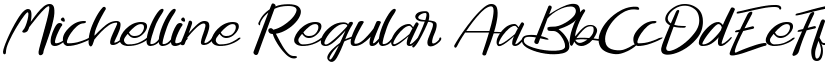 Michelline Regular font