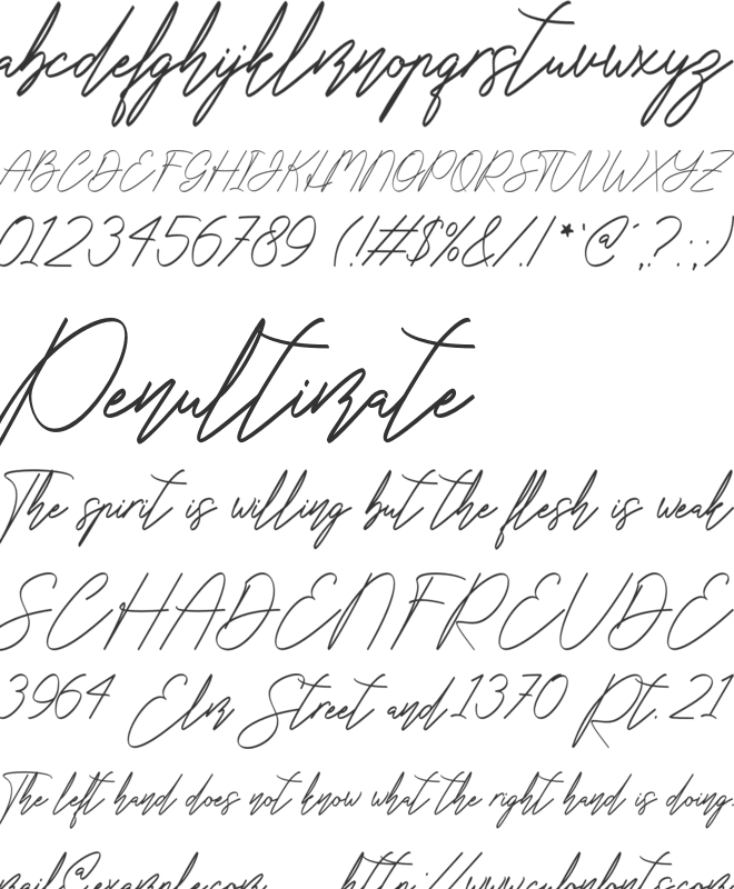 Ikan Tongkol font preview