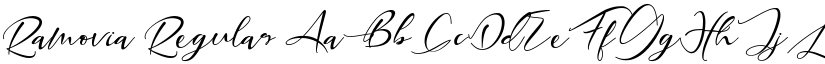 Ramovia Regular font