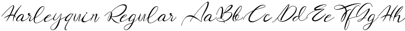 Harleyquin Regular font