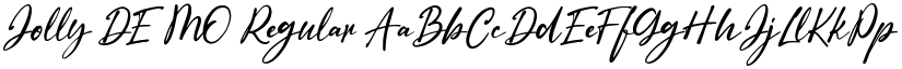 Jolly DEMO Regular font
