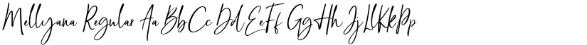 Mellyana Regular font