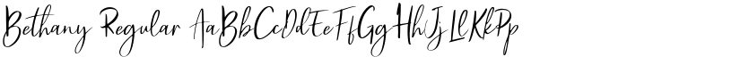 Bethany Regular font