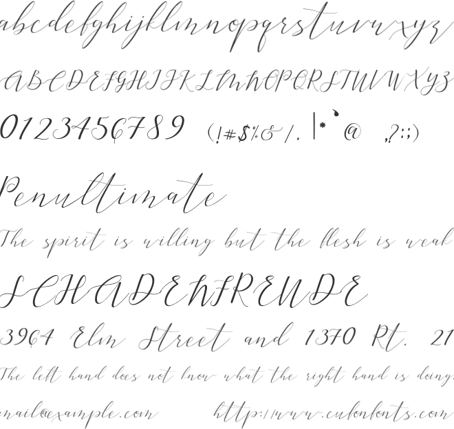 golden sea font preview