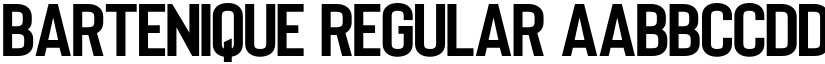 Bartenique Regular font