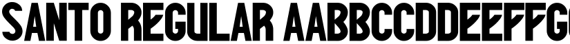 SANTO Regular font