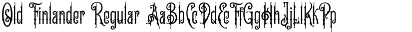 Old Finlander Regular font