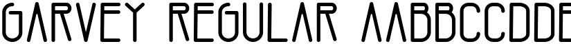 Garvey Regular font