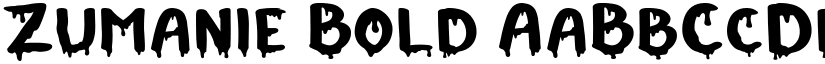 Zumanie Bold font