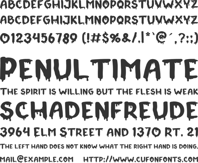 Zumanie font preview