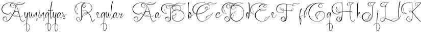 Ayuningtyas font download