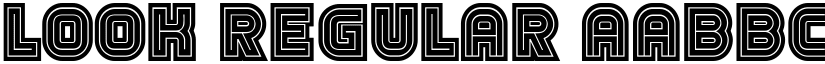 Look Regular font