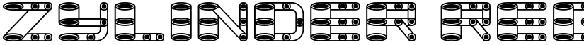 Zylinder Regular font