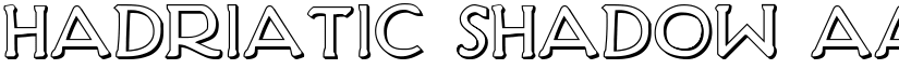 Hadriatic Shadow font