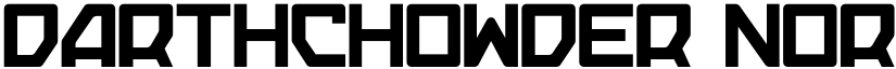 DARTHCHOWDER normal font