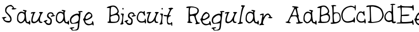 Sausage Biscuit Regular font