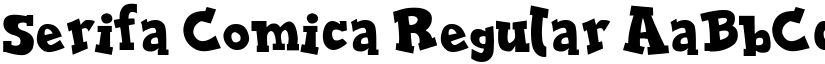 Serifa Comica Regular font