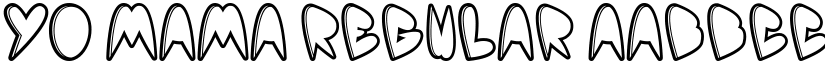 Yo mama Regular font