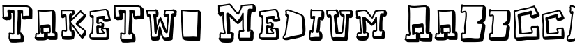 TakeTwo Medium font