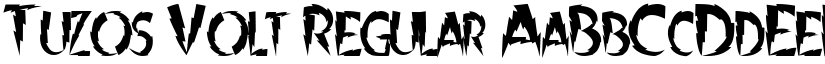 Tuzos Volt font download