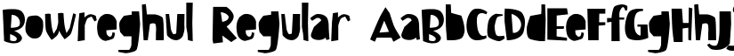 Bowreghul font download