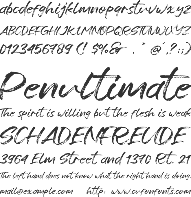 Fontrue font preview