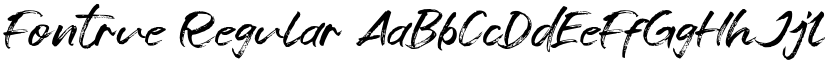 Fontrue Regular font